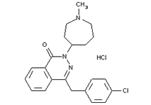 Molecular Structure of Azelastine (HCl)
