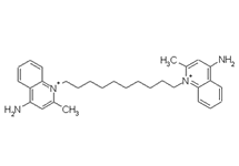 Molecular Structure of Dequalinium (Cl)