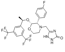 Molecular Structure of Aprepitant