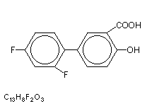 Molecular Structure of Diflunisal