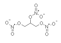 Molecular Structure of Glyceryl Trinitrate