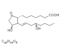 Molecular Structure of Alprostadil