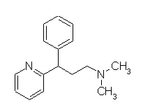 Molecular Structure of Pheniramine (Maleate)